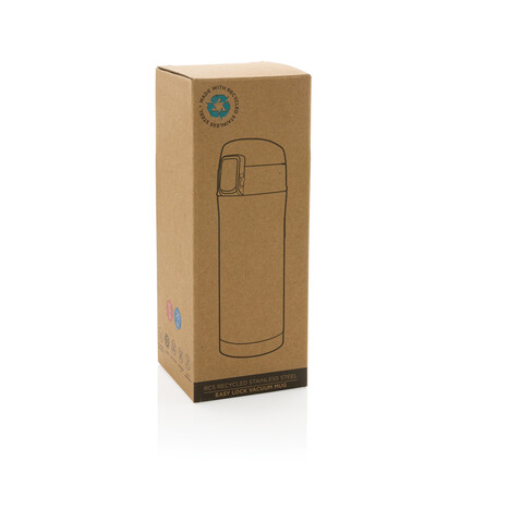 Easy-Lock Vakuum-Becher aus RCS recyceltem Stainless-Steel blau bedrucken, Art.-Nr. P435.065 Easy-Lock Vakuum-Becher aus RCS recyceltem Stainless-Steel blau bedrucken, Art.-Nr. P435.065