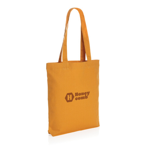 Impact Aware™ 285g/m² Tragetasche aus rCanvas sundial orange bedrucken, Art.-Nr. P762.948 Impact Aware™ 285g/m² Tragetasche aus rCanvas sundial orange bedrucken, Art.-Nr. P762.948
