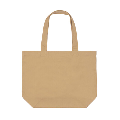 Impact Aware™ 240g/m² rcCanvas Shopper + Tasche, ungefärbt braun bedrucken, Art.-Nr. P762.969 Impact Aware™ 240g/m² rcCanvas Shopper + Tasche, ungefärbt braun bedrucken, Art.-Nr. P762.969