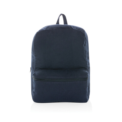 Impact Aware™ 285g/m² rCanvas-Rucksack, ungefärbt navy blau bedrucken, Art.-Nr. P762.985 Impact Aware™ 285g/m² rCanvas-Rucksack, ungefärbt navy blau bedrucken, Art.-Nr. P762.985