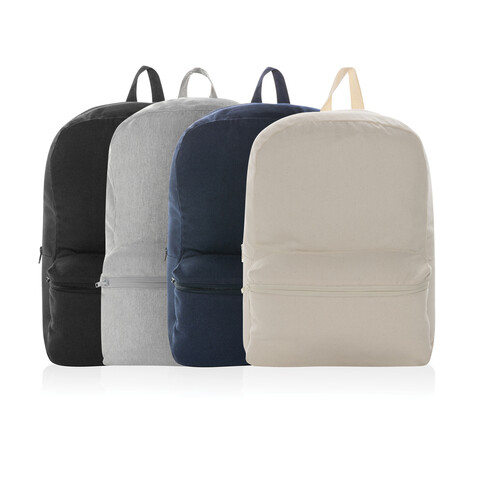 Impact Aware™ 285g/m² rCanvas-Rucksack, ungefärbt navy blau bedrucken, Art.-Nr. P762.985 Impact Aware™ 285g/m² rCanvas-Rucksack, ungefärbt navy blau bedrucken, Art.-Nr. P762.985