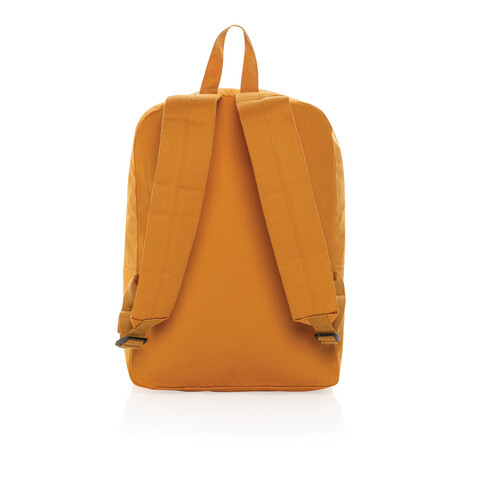 Impact Aware™ 285g/m² Rucksack aus rCanvas sundial orange bedrucken, Art.-Nr. P762.998 Impact Aware™ 285g/m² Rucksack aus rCanvas sundial orange bedrucken, Art.-Nr. P762.998