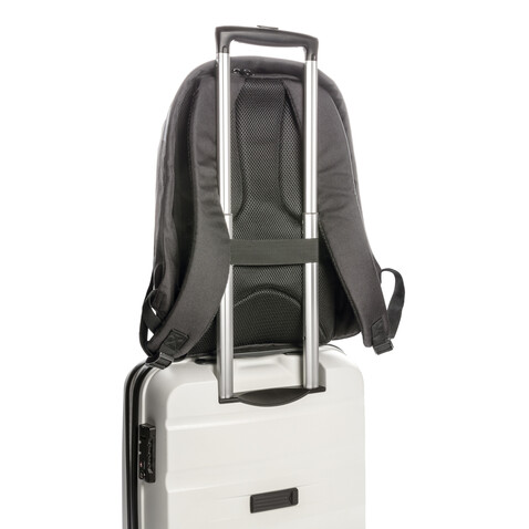 Swiss Peak 15,6" Anti-Diebstahl Laptop-Rucksack schwarz bedrucken, Art.-Nr. P763.091 Swiss Peak 15,6" Anti-Diebstahl Laptop-Rucksack schwarz bedrucken, Art.-Nr. P763.091
