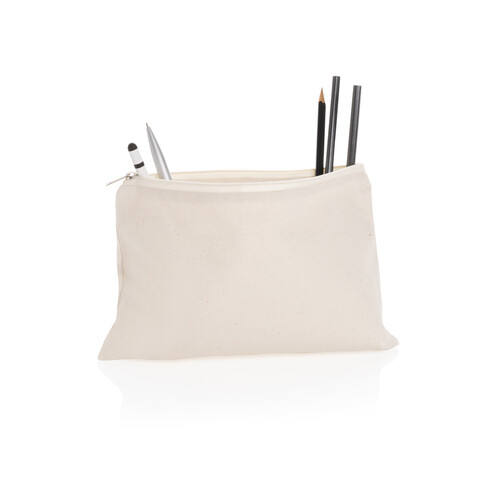 Impact Aware™ 285g/m² Stifte-Etui aus ungefärbtem Canvas off white bedrucken, Art.-Nr. P820.770 Impact Aware™ 285g/m² Stifte-Etui aus ungefärbtem Canvas off white bedrucken, Art.-Nr. P820.770