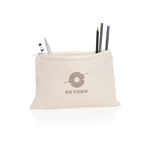 Impact Aware™ 285g/m² Stifte-Etui aus ungefärbtem Canvas off white bedrucken, Art.-Nr. P820.770 Impact Aware™ 285g/m² Stifte-Etui aus ungefärbtem Canvas off white bedrucken, Art.-Nr. P820.770