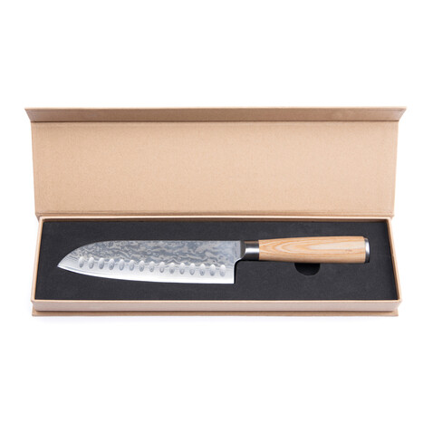 VINGA Hattasan Damascus Santoku Messer Stahl bedrucken, Art.-Nr. 16550 VINGA Hattasan Damascus Santoku Messer Stahl bedrucken, Art.-Nr. 16550