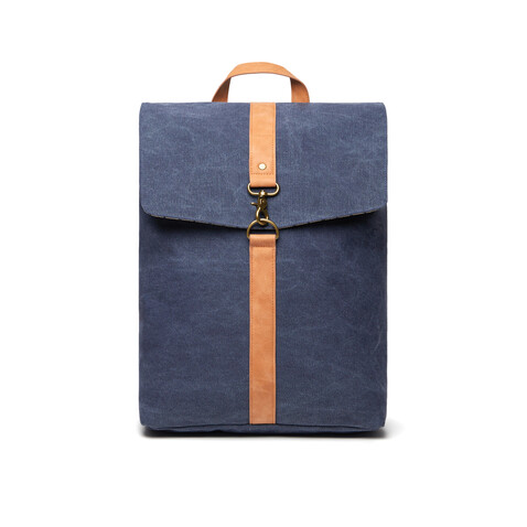 VINGA Bosler Rucksack aus GRS recyceltem Canvas navy blau bedrucken, Art.-Nr. 521021 VINGA Bosler Rucksack aus GRS recyceltem Canvas navy blau bedrucken, Art.-Nr. 521021