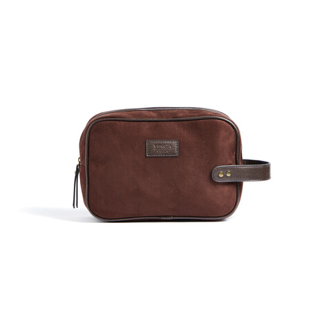 VINGA Hunton Kosmetiktasche braun bedrucken, Art.-Nr. 526019 VINGA Hunton Kosmetiktasche braun bedrucken, Art.-Nr. 526019