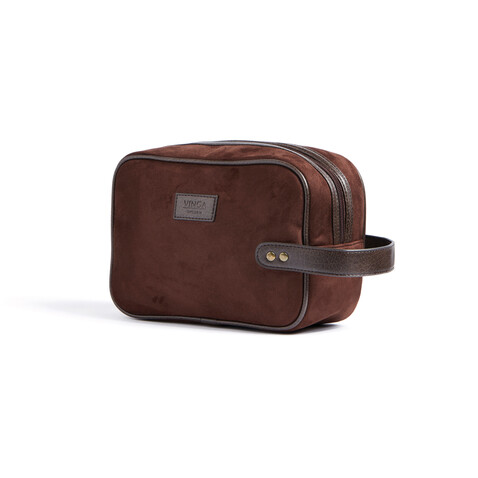 VINGA Hunton Kosmetiktasche braun bedrucken, Art.-Nr. 526019 VINGA Hunton Kosmetiktasche braun bedrucken, Art.-Nr. 526019