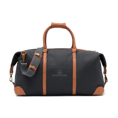 VINGA Sloane Wochenendtasche aus RCS rPET grau bedrucken, Art.-Nr. 560105 VINGA Sloane Wochenendtasche aus RCS rPET grau bedrucken, Art.-Nr. 560105