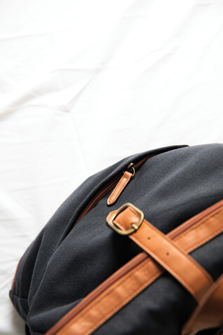 VINGA Sloane-Rucksack RCS aus recyceltem Polyester grau bedrucken, Art.-Nr. 560125 VINGA Sloane-Rucksack RCS aus recyceltem Polyester grau bedrucken, Art.-Nr. 560125