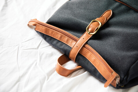 VINGA Sloane-Rucksack RCS aus recyceltem Polyester grau bedrucken, Art.-Nr. 560125 VINGA Sloane-Rucksack RCS aus recyceltem Polyester grau bedrucken, Art.-Nr. 560125