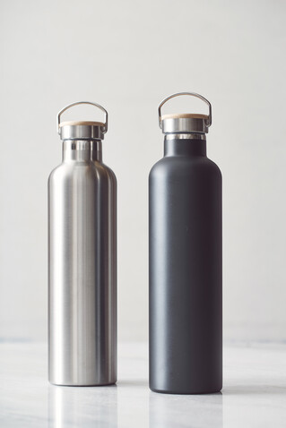 VINGA Miles Thermosflasche 1000 ml schwarz bedrucken, Art.-Nr. 5058 VINGA Miles Thermosflasche 1000 ml schwarz bedrucken, Art.-Nr. 5058