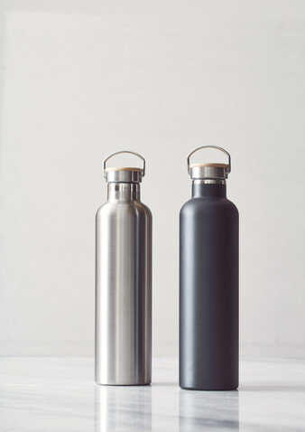 VINGA Miles Thermosflasche 1000 ml schwarz bedrucken, Art.-Nr. 5058 VINGA Miles Thermosflasche 1000 ml schwarz bedrucken, Art.-Nr. 5058