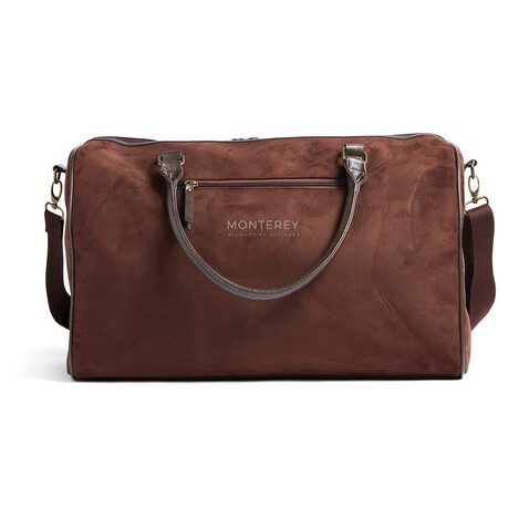 VINGA Hunton Weekendbag braun bedrucken, Art.-Nr. 523019 VINGA Hunton Weekendbag braun bedrucken, Art.-Nr. 523019