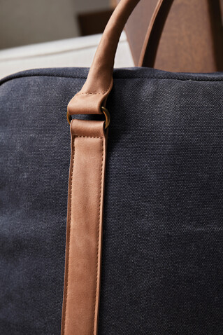 VINGA Bosler Computertasche aus RCS recyceltem Canvas navy blau bedrucken, Art.-Nr. 522321