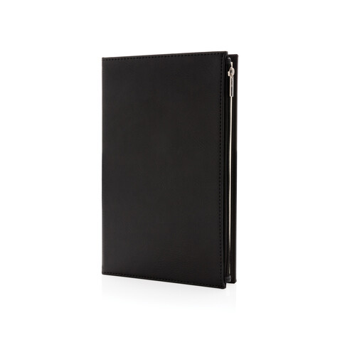 Swiss Peak A5 Notizbuch mit Zipper-Tasche schwarz bedrucken, Art.-Nr. P774.141 Swiss Peak A5 Notizbuch mit Zipper-Tasche schwarz bedrucken, Art.-Nr. P774.141