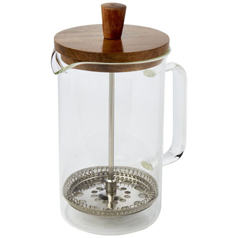Ivorie 600 ml Kaffeebereiter, transparent, holz bedrucken, Art.-Nr. 11331201