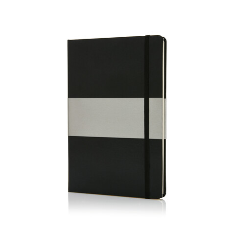 Deluxe Hardcover A5 Notizbuch schwarz bedrucken, Art.-Nr. P773.531 Deluxe Hardcover A5 Notizbuch schwarz bedrucken, Art.-Nr. P773.531