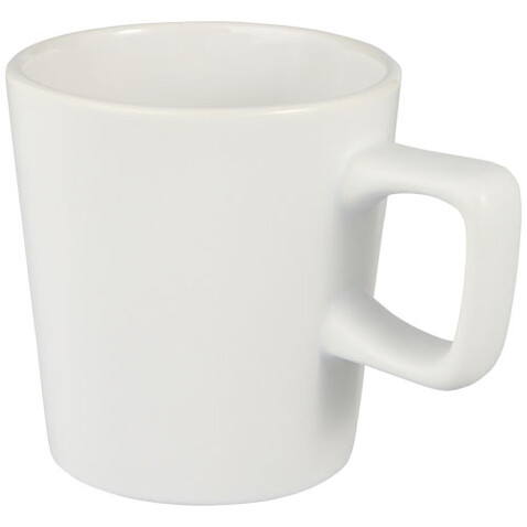 Ross 280 ml Keramiktasse, weiss bedrucken, Art.-Nr. 10072601