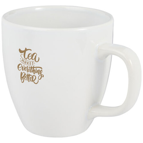 Moni 430 ml Keramiktasse, weiss bedrucken, Art.-Nr. 10072701 Moni 430 ml Keramiktasse, weiss bedrucken, Art.-Nr. 10072701