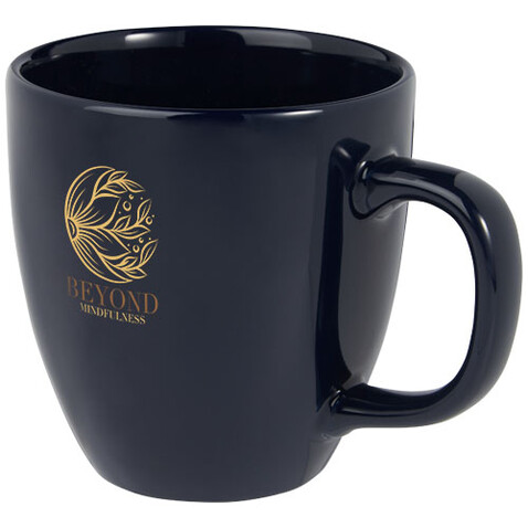 Moni 430 ml Keramiktasse, navy bedrucken, Art.-Nr. 10072755 Moni 430 ml Keramiktasse, navy bedrucken, Art.-Nr. 10072755
