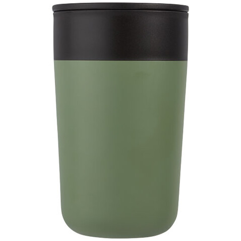 Nordia 400 ml doppelwandiger Becher aus Recyclingmaterial, heather grün bedrucken, Art.-Nr. 10073162 Nordia 400 ml doppelwandiger Becher aus Recyclingmaterial, heather grün bedrucken, Art.-Nr. 10073162