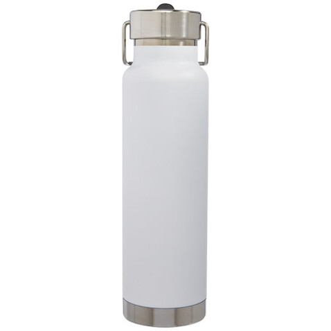 Thor 750 ml Kupfer-Vakuum Sportflasche mit Trinkhalm, weiss bedrucken, Art.-Nr. 10073201 Thor 750 ml Kupfer-Vakuum Sportflasche mit Trinkhalm, weiss bedrucken, Art.-Nr. 10073201