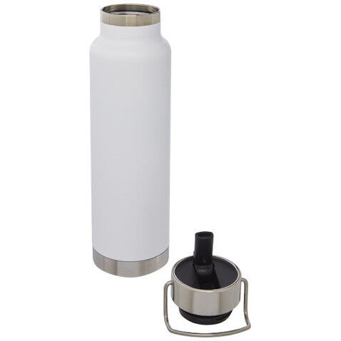 Thor 750 ml Kupfer-Vakuum Sportflasche mit Trinkhalm, weiss bedrucken, Art.-Nr. 10073201 Thor 750 ml Kupfer-Vakuum Sportflasche mit Trinkhalm, weiss bedrucken, Art.-Nr. 10073201