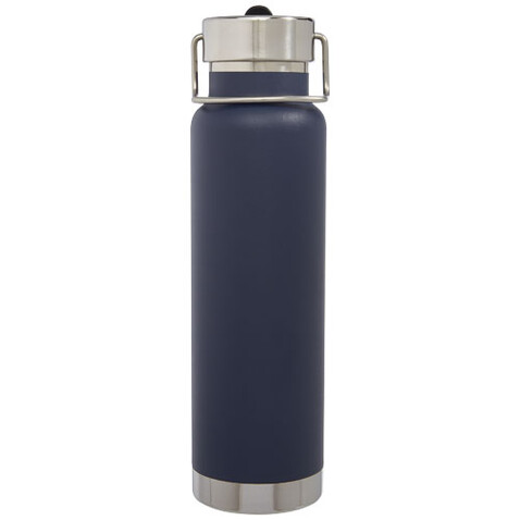Thor 750 ml Kupfer-Vakuum Sportflasche mit Trinkhalm, dunkelblau bedrucken, Art.-Nr. 10073255 Thor 750 ml Kupfer-Vakuum Sportflasche mit Trinkhalm, dunkelblau bedrucken, Art.-Nr. 10073255