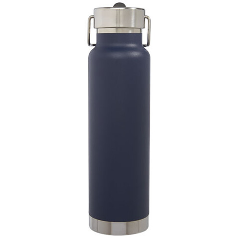 Thor 750 ml Kupfer-Vakuum Sportflasche mit Trinkhalm, dunkelblau bedrucken, Art.-Nr. 10073255 Thor 750 ml Kupfer-Vakuum Sportflasche mit Trinkhalm, dunkelblau bedrucken, Art.-Nr. 10073255