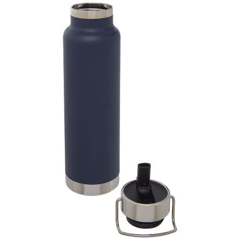 Thor 750 ml Kupfer-Vakuum Sportflasche mit Trinkhalm, dunkelblau bedrucken, Art.-Nr. 10073255 Thor 750 ml Kupfer-Vakuum Sportflasche mit Trinkhalm, dunkelblau bedrucken, Art.-Nr. 10073255