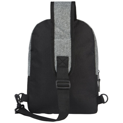 Reclaim GRS recycelte Tragetasche 3,5 L, schwarz, heather grau bedrucken, Art.-Nr. 12065390 Reclaim GRS recycelte Tragetasche 3,5 L, schwarz, heather grau bedrucken, Art.-Nr. 12065390