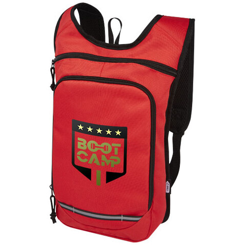 Trails GRS RPET Outdoor Rucksack 6,5 L, rot bedrucken, Art.-Nr. 12065821 Trails GRS RPET Outdoor Rucksack 6,5 L, rot bedrucken, Art.-Nr. 12065821