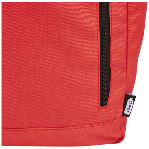 Byron 15,6" GRS RPET Roll-Top Rucksack 18 L, rot bedrucken, Art.-Nr. 12065921 Byron 15,6" GRS RPET Roll-Top Rucksack 18 L, rot bedrucken, Art.-Nr. 12065921