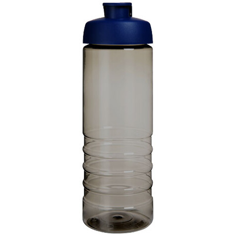 H2O Active® Eco Treble 750 ml Sportflasche mit Stülpdeckel, kohle, blau bedrucken, Art.-Nr. 21047904 H2O Active® Eco Treble 750 ml Sportflasche mit Stülpdeckel, kohle, blau bedrucken, Art.-Nr. 21047904