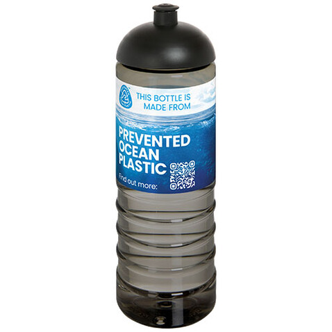 H2O Active® Eco Treble 750 ml Sportflasche mit Stülpdeckel, kohle, schwarz bedrucken, Art.-Nr. 21048000 H2O Active® Eco Treble 750 ml Sportflasche mit Stülpdeckel, kohle, schwarz bedrucken, Art.-Nr. 21048000