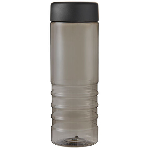 H2O Active® Eco Treble 750 ml Sportflasche mit Drehdeckel, kohle, schwarz bedrucken, Art.-Nr. 21048100 H2O Active® Eco Treble 750 ml Sportflasche mit Drehdeckel, kohle, schwarz bedrucken, Art.-Nr. 21048100