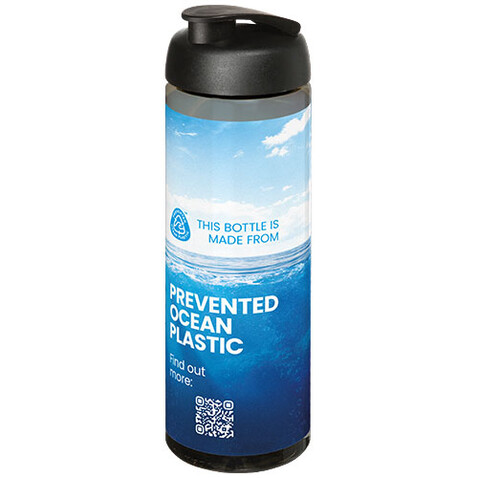 H2O Active® Eco Vibe 850 ml Sportflasche mit Klappdeckel, kohle, schwarz bedrucken, Art.-Nr. 21048300 H2O Active® Eco Vibe 850 ml Sportflasche mit Klappdeckel, kohle, schwarz bedrucken, Art.-Nr. 21048300
