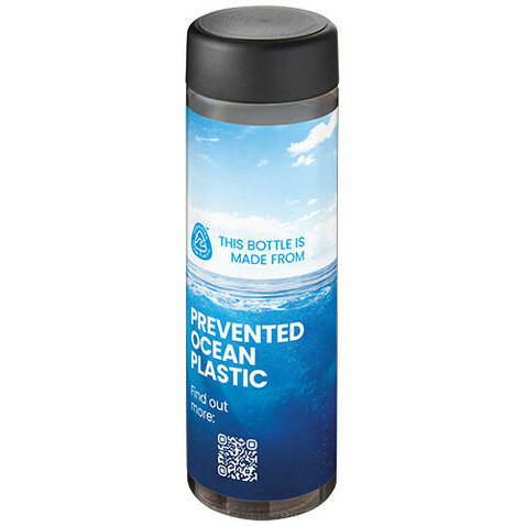 H2O Active® Eco Vibe 850 ml Wasserflasche mit Drehdeckel, kohle, schwarz bedrucken, Art.-Nr. 21048500 H2O Active® Eco Vibe 850 ml Wasserflasche mit Drehdeckel, kohle, schwarz bedrucken, Art.-Nr. 21048500