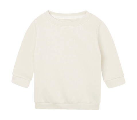 BabyBugz Baby Essential Sweatshirt, Natural, 12-18 bedrucken, Art.-Nr. 074470074