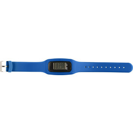 Schrittzähler mit Silikon Armband Tahir – Kobaltblau bedrucken, Art.-Nr. 023999999_8498