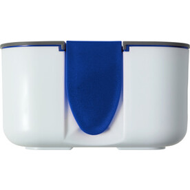 Brotdose(850 ml) aus Silikon und Kunststoff Veronica – Kobaltblau bedrucken, Art.-Nr. 023999999_8520