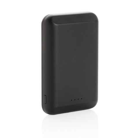 Magnetische 5.000 mAh Wireless Powerbank schwarz bedrucken, Art.-Nr. P322.281 Magnetische 5.000 mAh Wireless Powerbank schwarz bedrucken, Art.-Nr. P322.281