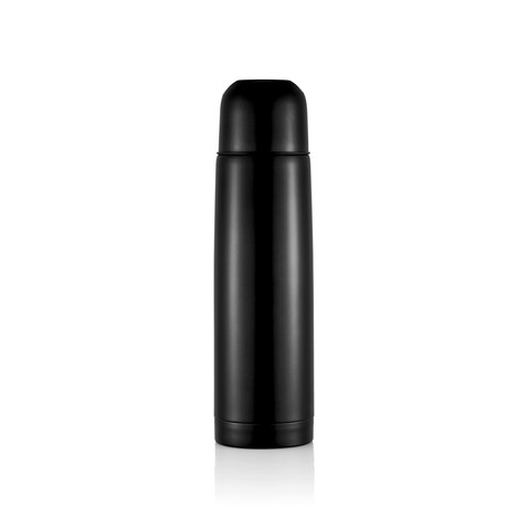 Isolierflasche Mono schwarz bedrucken, Art.-Nr. P430.111