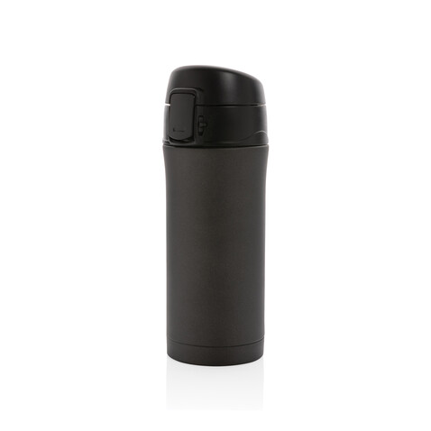 Metallic Easy-Lock Vakuum-Becher schwarz bedrucken, Art.-Nr. P432.761 Metallic Easy-Lock Vakuum-Becher schwarz bedrucken, Art.-Nr. P432.761