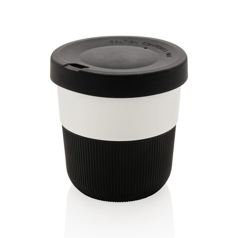 PLA Cup Coffee-To-Go 280ml schwarz bedrucken, Art.-Nr. P432.891 PLA Cup Coffee-To-Go 280ml schwarz bedrucken, Art.-Nr. P432.891