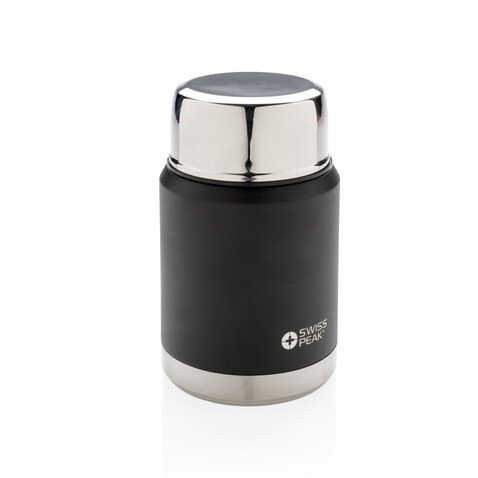 Swiss Peak Elite Kupfer Vakuum Food-Container schwarz bedrucken, Art.-Nr. P432.981