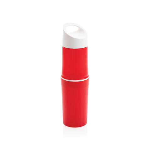 BE O Bottle, Wasserflasche Made In EU rot bedrucken, Art.-Nr. P433.124 BE O Bottle, Wasserflasche Made In EU rot bedrucken, Art.-Nr. P433.124