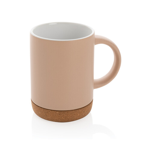 Keramikbecher mit Korkboden, 280ml braun bedrucken, Art.-Nr. P434.088 Keramikbecher mit Korkboden, 280ml braun bedrucken, Art.-Nr. P434.088
